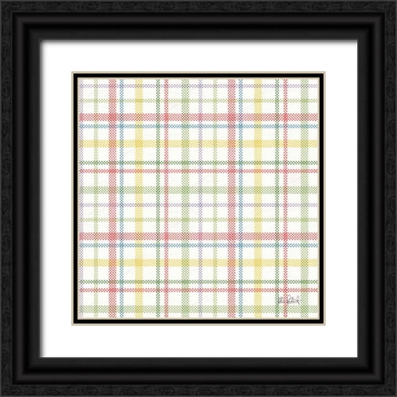 Pertiet, Katie 15x15 Black Ornate Wood Framed with Double Matting Museum Art Print Titled - Easter Garden Step 03