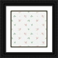 thumbnail image 1 of Pertiet, Katie 15x15 Black Ornate Wood Framed with Double Matting Museum Art Print Titled - French Romance Pattern X, 1 of 4