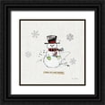thumbnail image 1 of Pertiet, Katie 15x15 Black Ornate Wood Framed with Double Matting Museum Art Print Titled - Thoughtfully Frozen II v2, 1 of 4