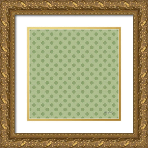 Pertiet, Katie 15x15 Gold Ornate Wood Framed with Double Matting Museum Art Print Titled - Studio Botanicals Pattern IVH