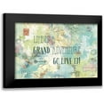 thumbnail image 1 of Pertiet, Katie 18x13 Black Modern Framed Museum Art Print Titled - Map Sentiments I, 1 of 5