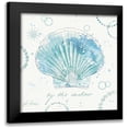 thumbnail image 1 of Pertiet, Katie 20x20 Black Modern Framed Museum Art Print Titled - Coastal Splash II, 1 of 5