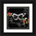 thumbnail image 1 of Pertiet, Katie 20x20 Black Ornate Wood Framed with Double Matting Museum Art Print Titled - Chalkboard Wings II, 1 of 4