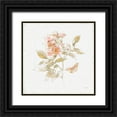 thumbnail image 1 of Pertiet, Katie 26x26 Black Ornate Wood Framed with Double Matting Museum Art Print Titled - Watery Blooms VI, 1 of 4