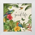 thumbnail image 1 of Pertiet, Katie 26x26 White Modern Wood Framed Museum Art Print Titled - Parrot Paradise IV, 1 of 4