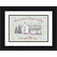 thumbnail image 1 of Pertiet, Katie 32x23 Black Ornate Wood Framed with Double Matting Museum Art Print Titled - Farmhouse Christmas I, 1 of 4