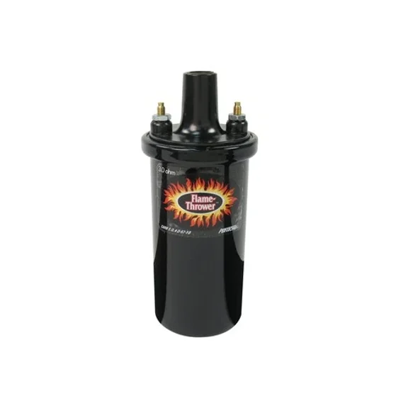 Pertronix 40611 Flame-Thrower Ignition Coil, 40,000 Volt 3 Ohm, 12 Volt, Black