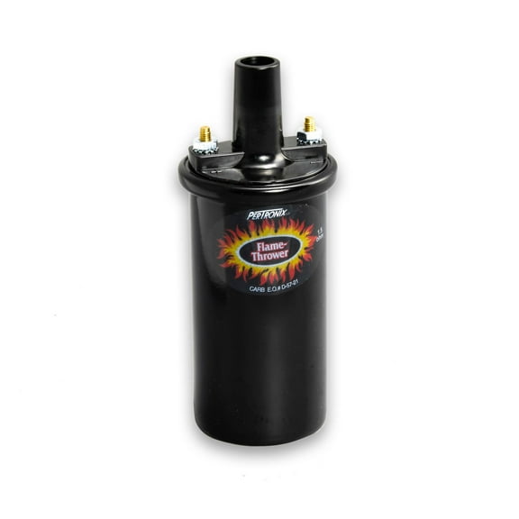Pertronix 45111 Flame-Thrower II Coil 45,000 Volt 0.6 ohm Black Epoxy