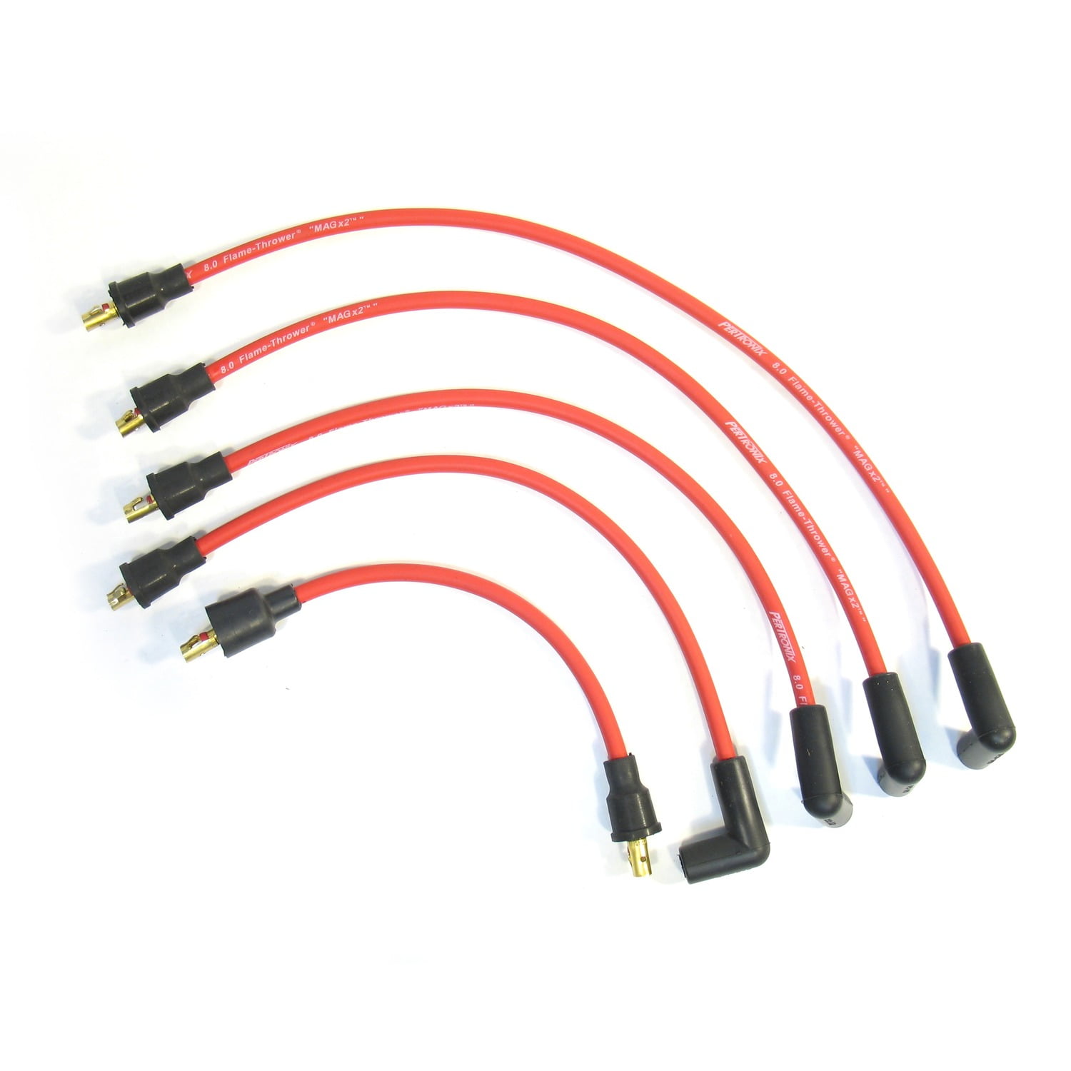 PerTronix 8mm Spark Plug Wire Set Austin/MG 4-Cylinder Red 804412 PerTronix 8mm Spark Plug Wire Set Austin/MG 4-Cylinder Red 804412