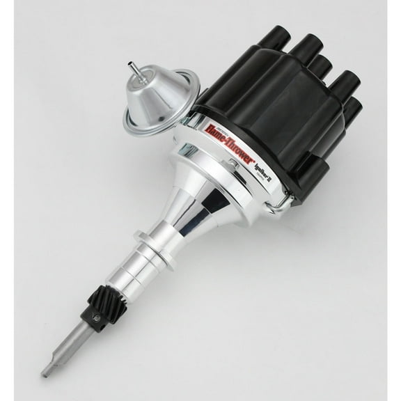 Pertronix D106700 Flame-Thrower Billet Distributor with Ignitor II Electronics. Vacuum Advance with Black Female Style Cap Fits select: 1973-1975 BUICK APOLLO