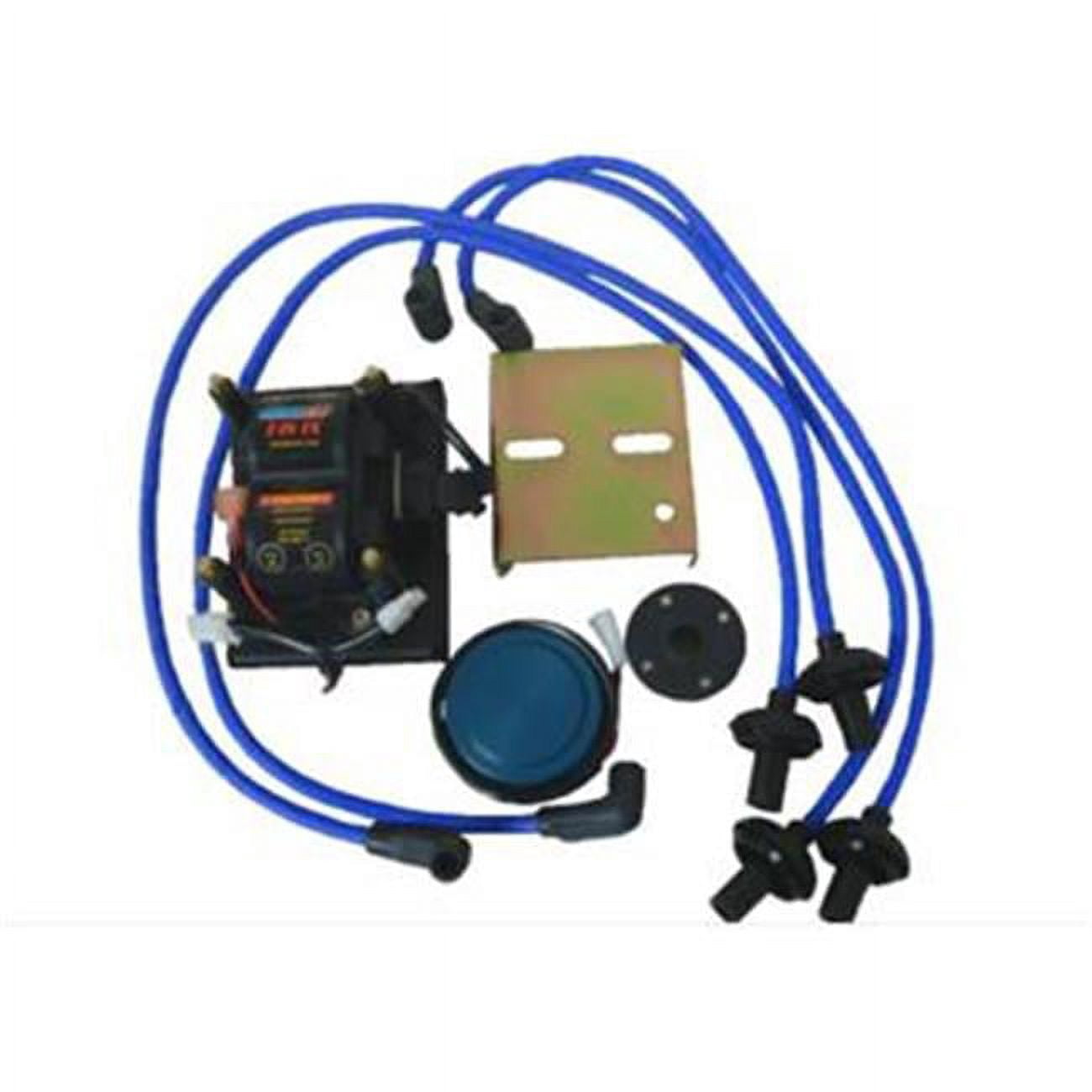 Pertronix P71-11100B Compu-Fire DIS-IX Distributorless Ignition System with Blue Plug Wires for Bosch 009 Distributor