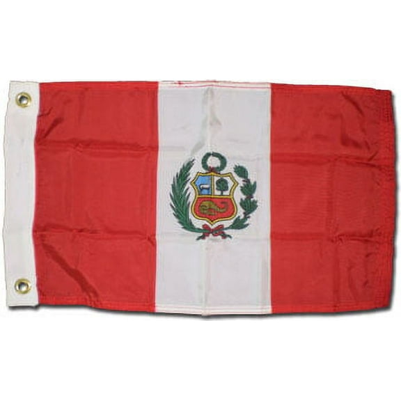 Peru - 12"X18" Nylon Flag (State)
