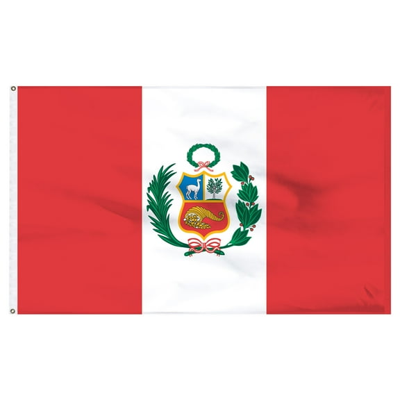 Peru 4ft x 6ft Nylon Flag - Outdoor