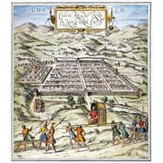 Peru: Cuzco, 1572. /Nthe City Of Cuzco, Peru. German Color Engraving, 1572. Poster Print by  (18 x 24)