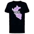 thumbnail image 1 of Peru Dotted Map Ts Tee Men's -Image by Shutterstock, 1 of 2