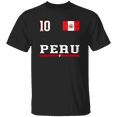 thumbnail image 1 of Peru Flag Emblem Peruvian Pride Proud Men Women Soccer Fan T-Shirt, 1 of 3