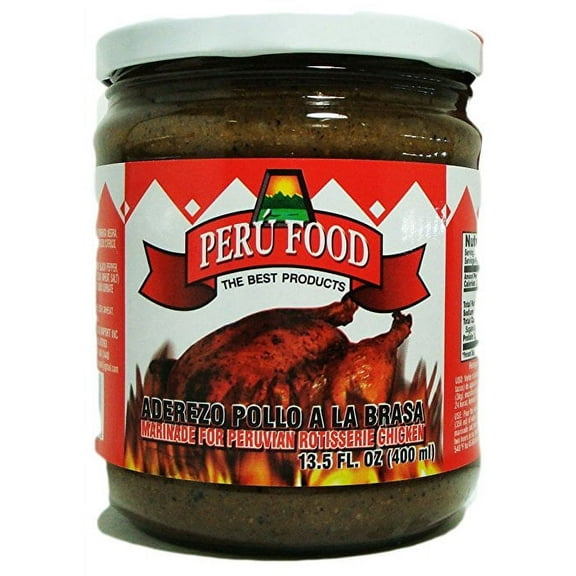 Peru Food Aderezo Pollo a La Brasa Marinade Peruvian Rotisserie Chicken Sauce 13.5 Oz.