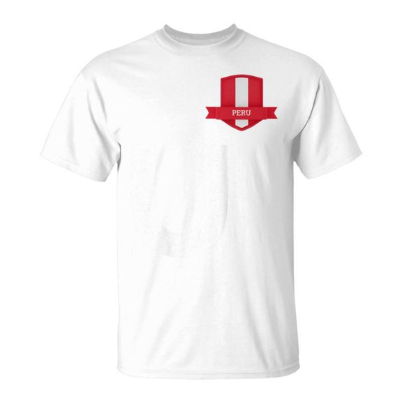 Peru HumanFlag Letter U Peru TShirt