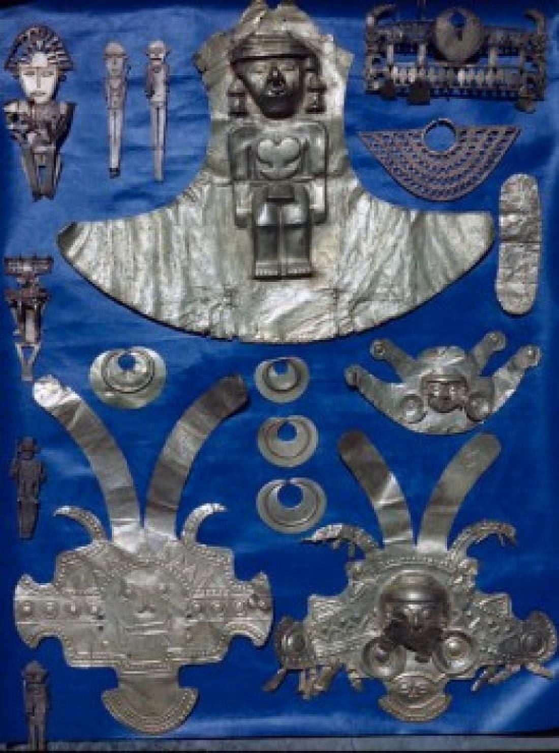 Peru-Inca Ornaments Pre-Columbian Canvas Art - (18 x 24)