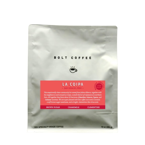 Peru - La Coipa - Roasted by Bolt Coffee Co. - Whole Bean Coffee - 10oz Bag