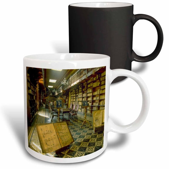 3drose, Peru, Lima, Library of Monastery of San Francisco - Sa17 Ksc0009 - Kevin Schafer, 11oz Magic Transforming Mug