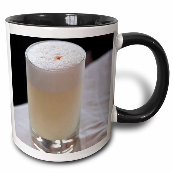 3drose, Peru, Lima. Pisco Cocktail - Sa17 Mde0043 - Michael Defreitas, 11oz Two-tone Black Mug