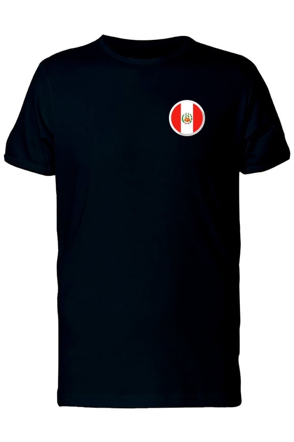Peru National Pocket Flag Tee Men's -Image by Shutterstock