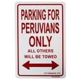 thumbnail image 1 of Peru Parking Sign, 1 of 1