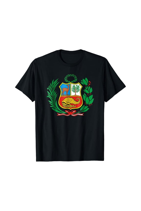 Peru Shirt Peruvian Escudo Coat of Arms Men Women SOCCER