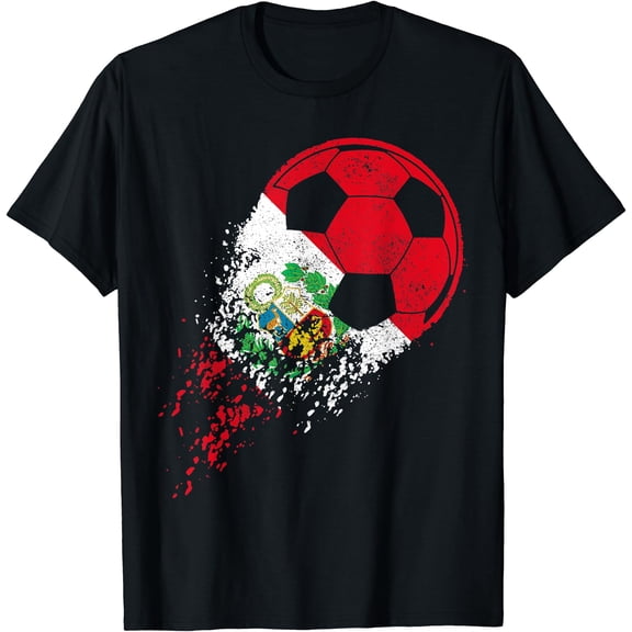 Peru Soccer Peruvian Flag Pride Soccer Player T-Shirt