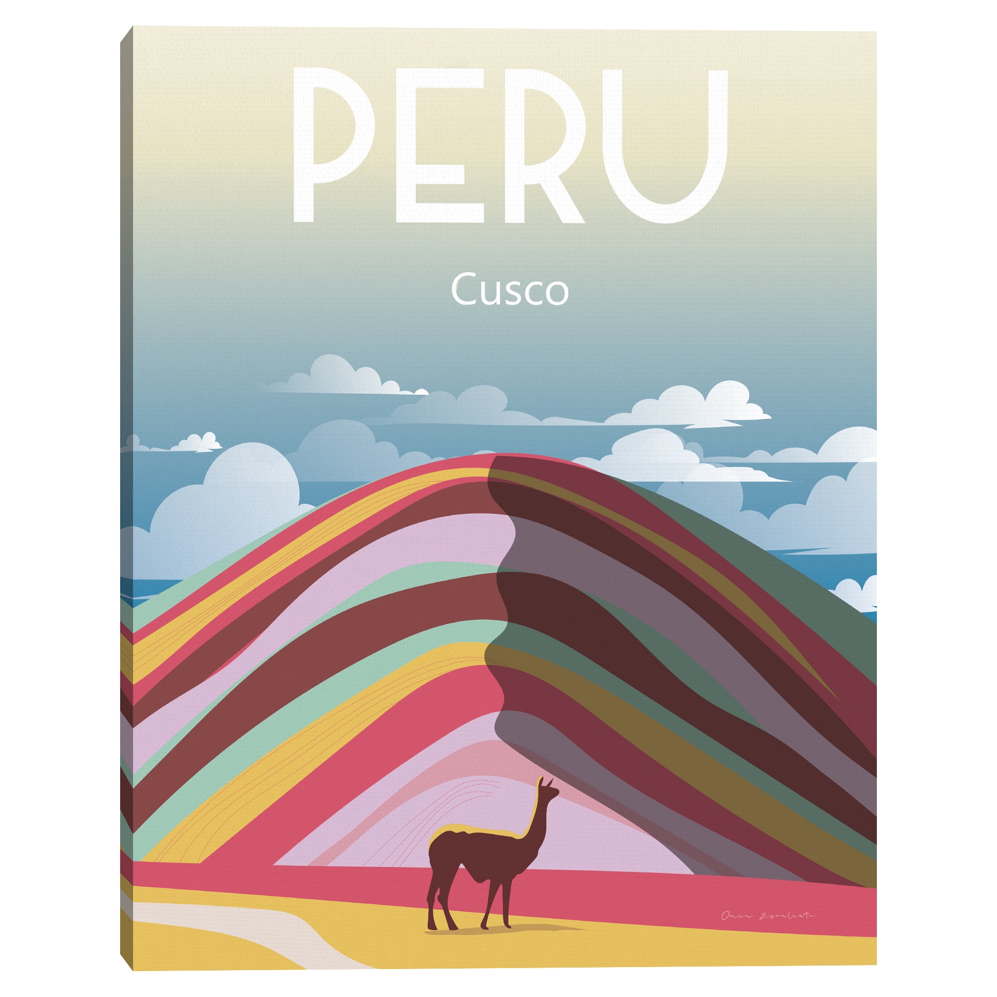 Peru by Omar Escalante Canvas Art Print