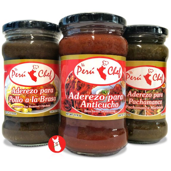 Peruchef Aderezo para Pollo, Pachamanca & Anticucho Combo