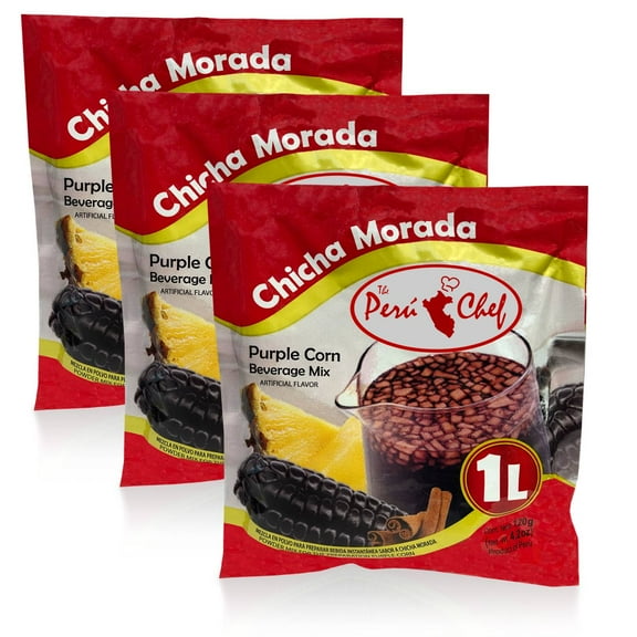 Peruchef Chicha Morada Mix 3 Pack (Kit)