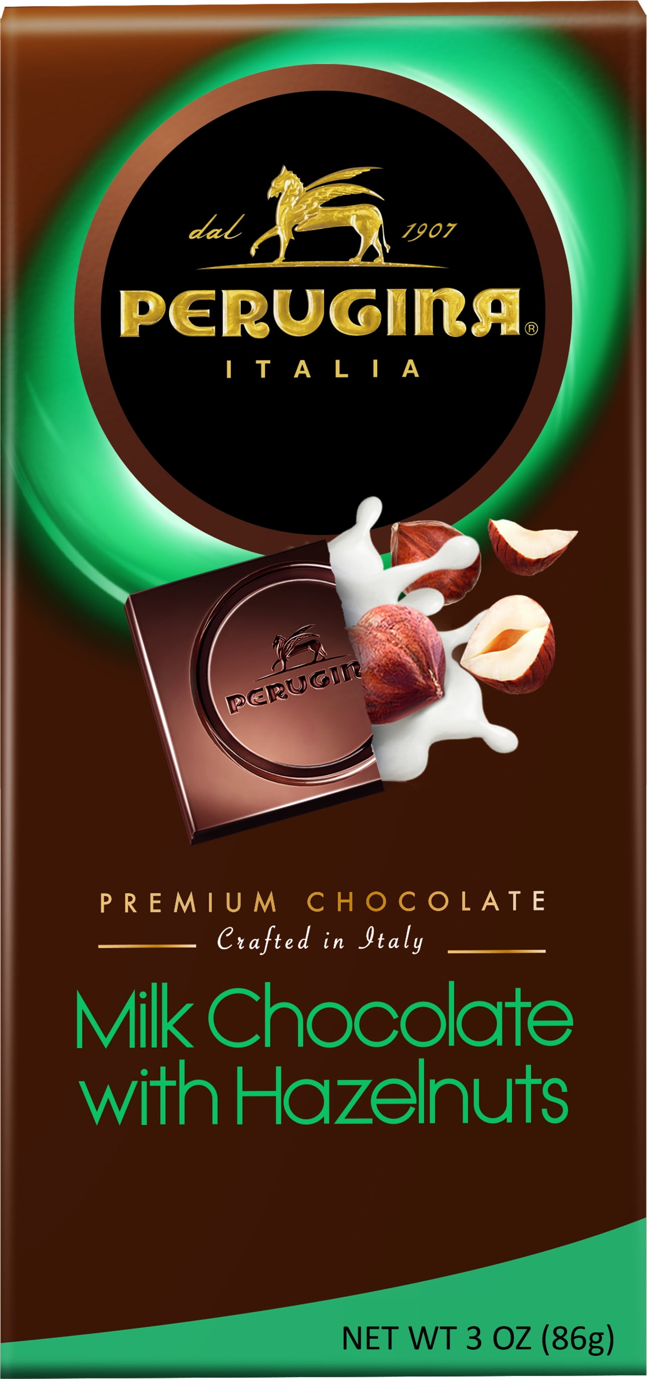 Perugina Milk Chocolate & Hazelnuts Bar 3.5 oz