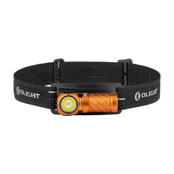 Perun 3 Mini Headlamp & Flashlight with Red and White Light（Orange）