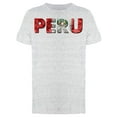 thumbnail image 1 of Peruvian Flag Peru Tee Men's -Image by Shutterstock, 1 of 1
