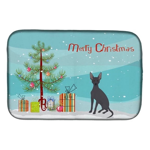 Peruvian Hairless Dog Christmas Tree Dish Drying Mat