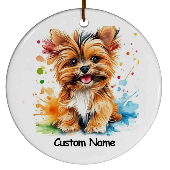 Peruvian Inca Orchid Gift, Personalized Ornament with Name, Gift for Dog Dad, Dog Mom, Gift for Mother's day, Father's day, Christmas, Dog Lover, Dog Owner