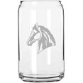 thumbnail image 1 of Peruvian Paso Face Horse Themed Etched 16oz Libbey Can Glass, 1 of 1