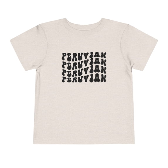 Peruvian Peru Toddler Shirt Gifts Boy Girl Size 2T-5T