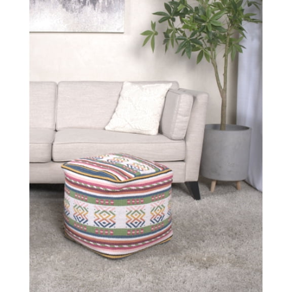 Peruvian Print Cushion - 200lbs weight limit for safety