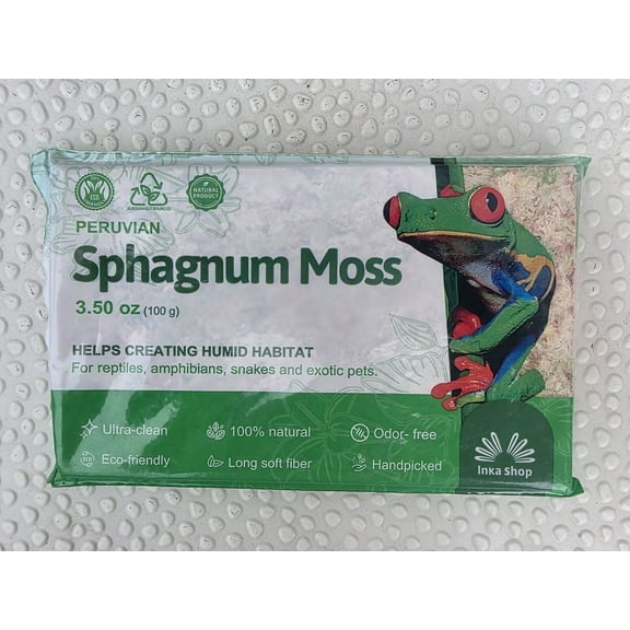 Sphagnum Moss Compressed Brick, 100 gr