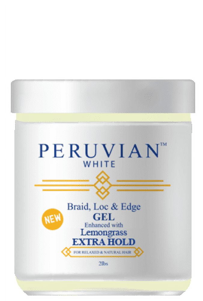 親切丁寧様お決まり＊NOEVIRCOLLAGEN WHITE GEL120g2個 Peruvian White Braid Loc & Edge Gel Enhanced w/ Lemongrass Extra