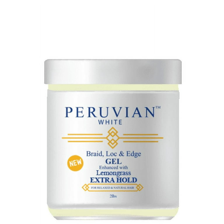 Peruvian White Braid Loc & Edge Gel Enhanced w/ Lemongrass Extra