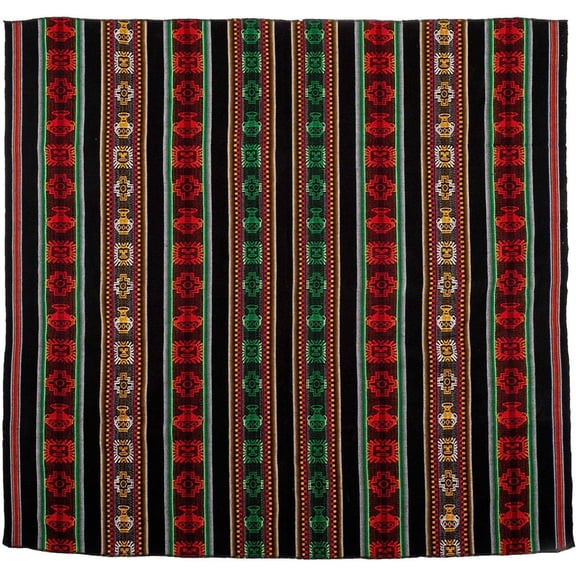 Peruvian Woven Throw - Black