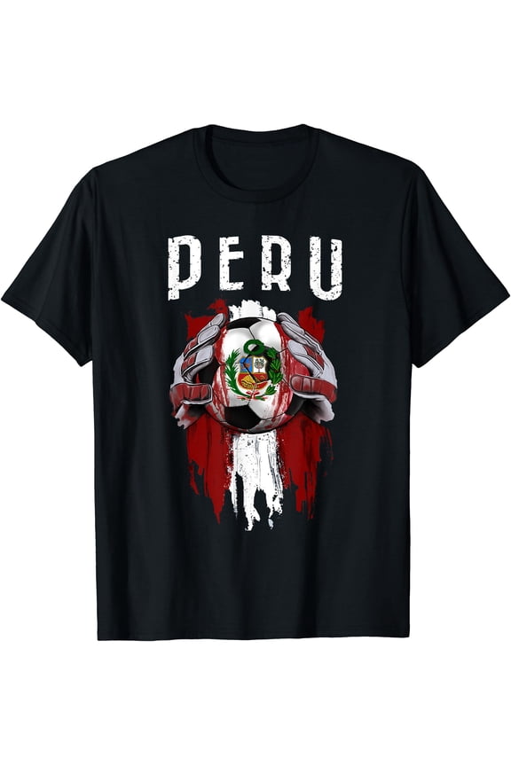 Peruvian men soccer The Best Fan of Peru T-Shirt, Unisex T-Shirt