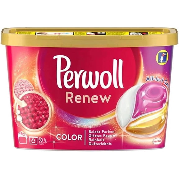 Perwoll Renew Color All-in-1 Laundry Detergent Caps - 1 box