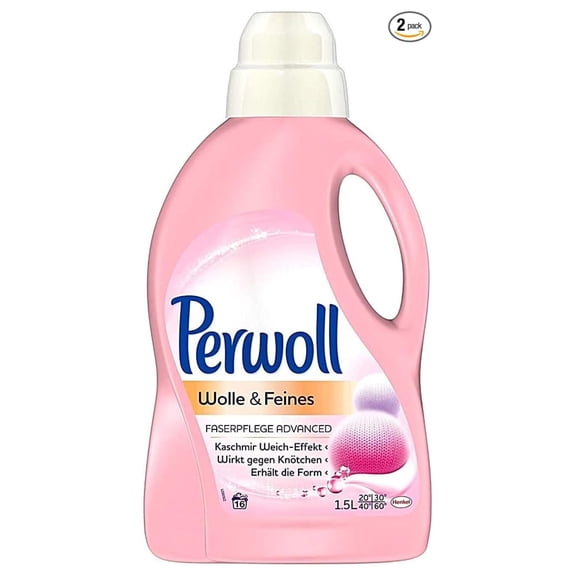 Perwoll for Wool & Delicates 1.5 L Bottle by Perwoll, 2-Pack