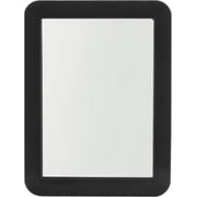 Pery Portable and Convenient Magnetic Black Selfie Mirror for Office Cabinets, Bathroom, School Lockers | 1 Pack