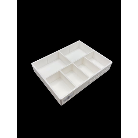 Pesca Innovations Fishing Lure Tray & Tackle Organizer, Removable Divider Orange, Large Divider